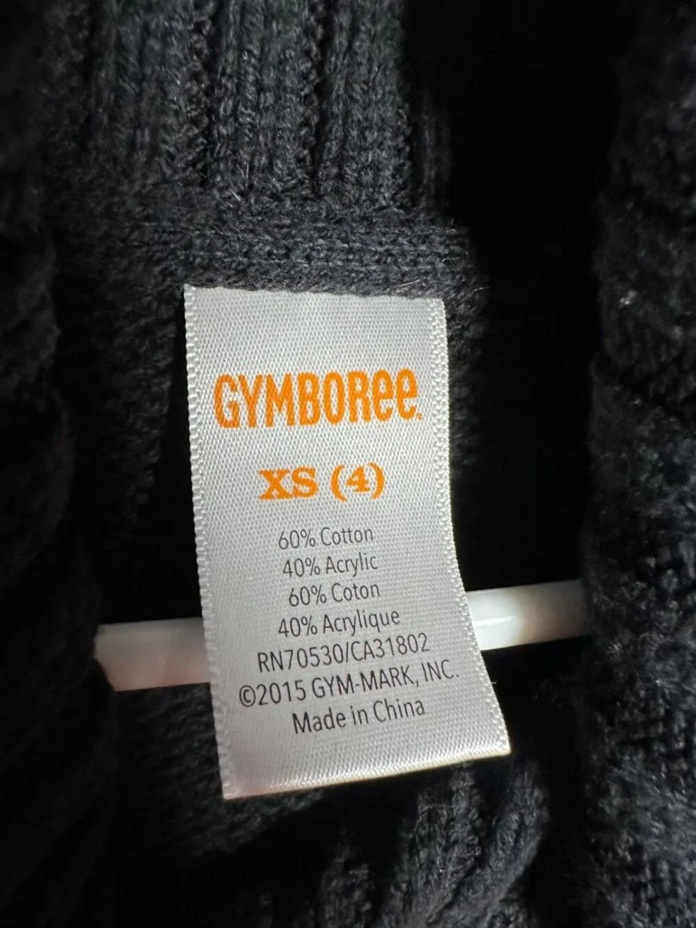 Lot of 2 Gymboree Sweater Shirt Boy 4 XS Black Red Plaid Snowflake Long Sleeve